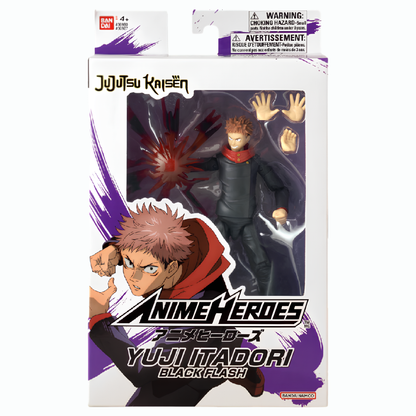 Yuji Itadori (Black Flash) Figurine d'action Jujutsu Kaisen