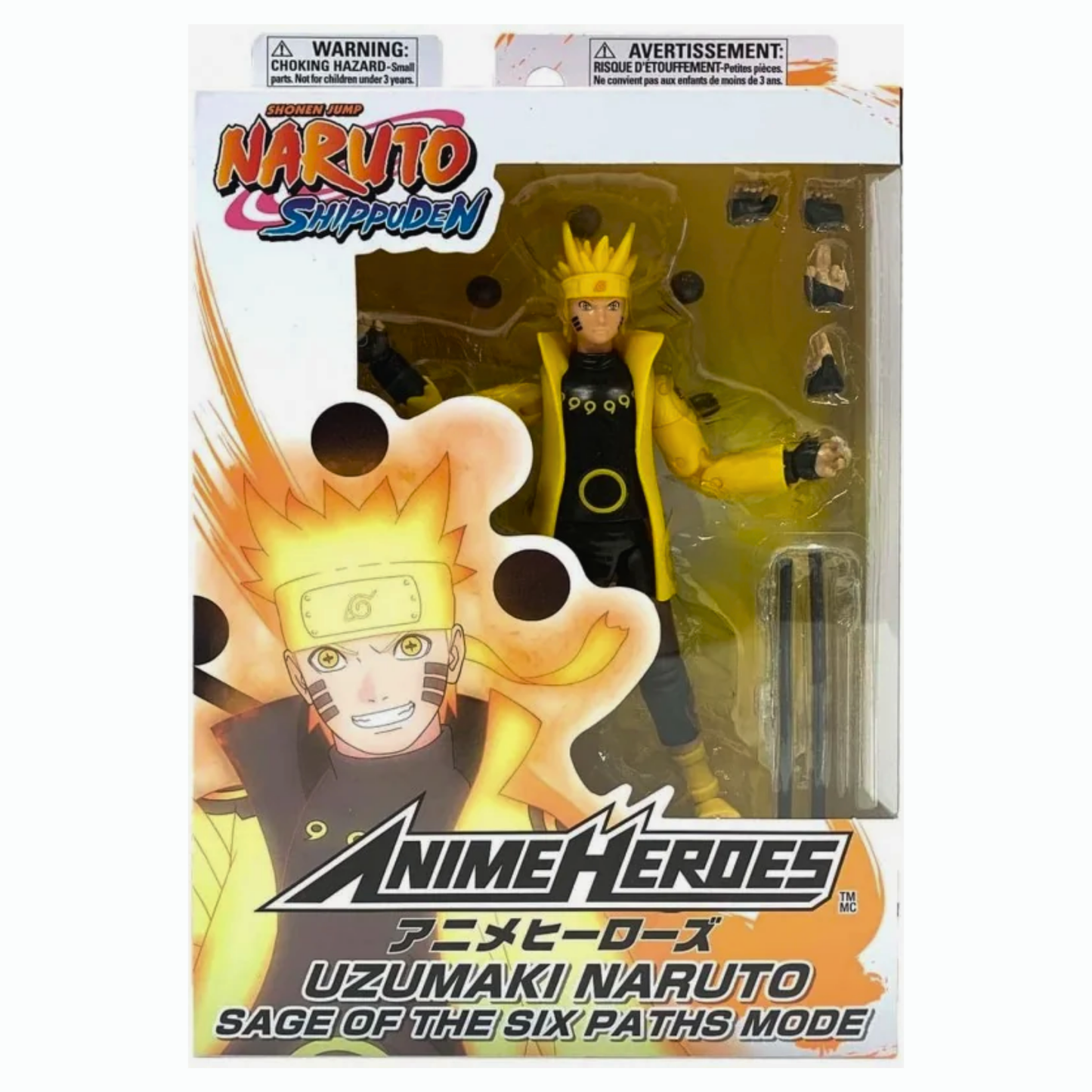 Uzumaki Naruto (Sage Of The Six Paths Mode) Figurine d'action Naruto