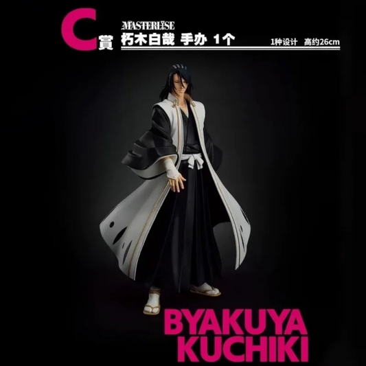 Figurine Byakuya Kuchiki MASTERLISE Ichiban Kuji Bleach: Thousand-Year Blood War, posture majestueuse en tenue de capitaine.