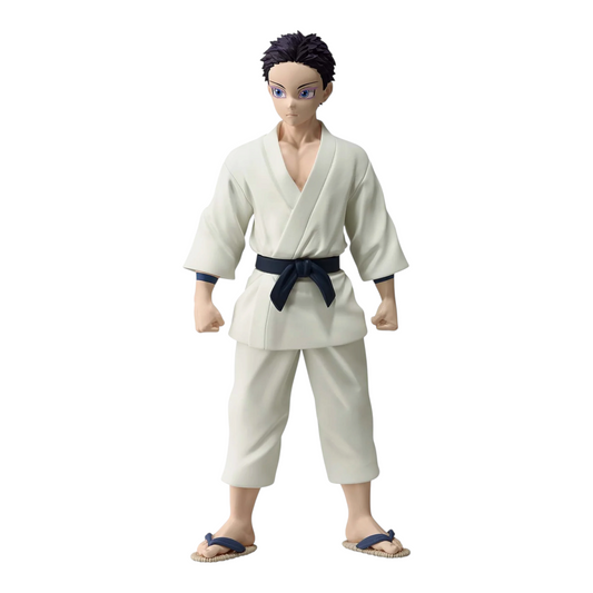 Figurine Hakuji Kizuna no Sou – Demon Slayer, personnage en tenue traditionnelle blanche avec une posture déterminée.