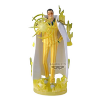 Figurine Borsalino Kizaru The Shukko Logia Special Edition – One Piece, avec effets lumineux translucides.