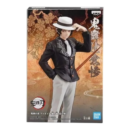 Boîte de la figurine Muzan Kibutsuji Demon Series Vol. 1 – Demon Slayer, avec illustration du personnage en costume.