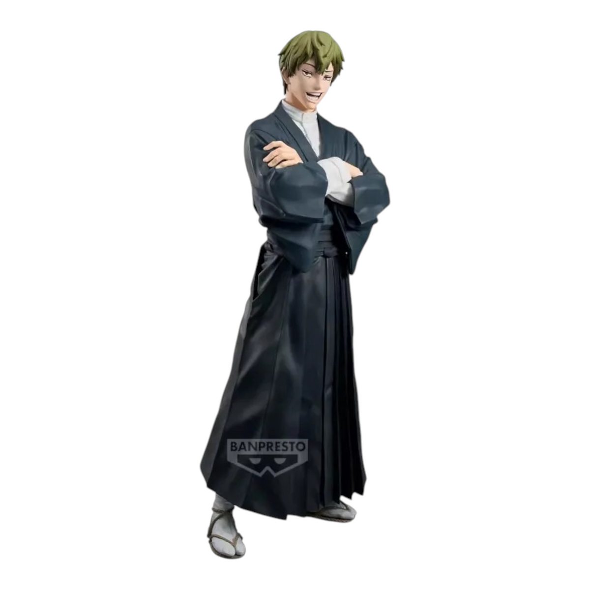 Figurine Zen'in Naoya Grandista – Jujutsu Kaisen, debout les bras croisés avec un sourire arrogant.