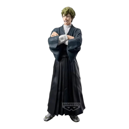 Figurine Zen'in Naoya Grandista – Jujutsu Kaisen, debout les bras croisés avec un sourire arrogant.