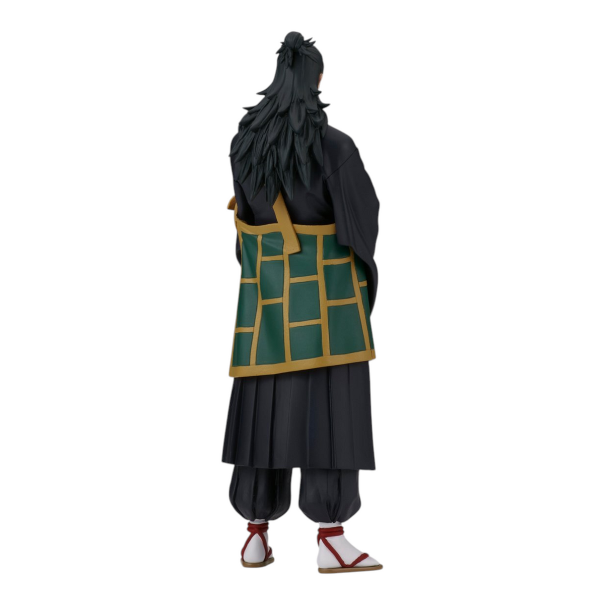 Figurine Suguru Geto King of Artist – Jujutsu Kaisen, vue de dos montrant sa tenue traditionnelle et ses longs cheveux.